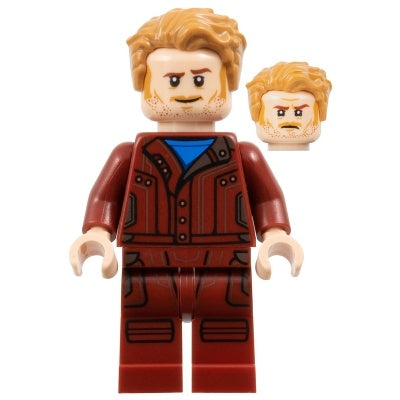 sh0975 Star-Lord - Dark Red Printed Legs