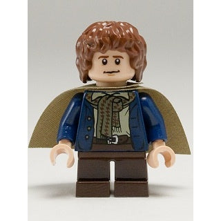 lor012 Peregrin Took (Pippin) - Dark Blue Jacket, Olive Green Cape