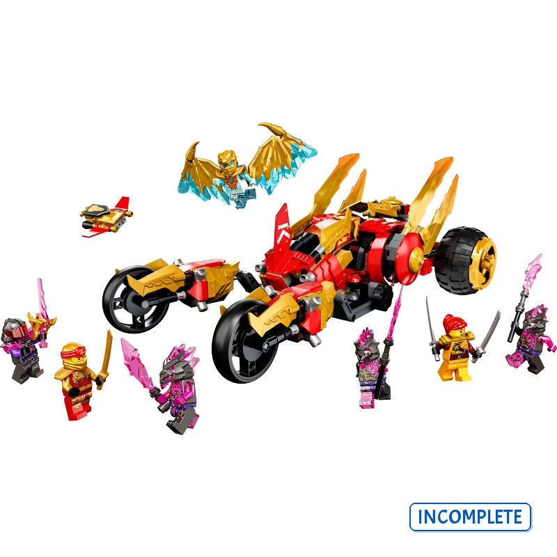 71773 Kai's Golden Dragon Raider (Incomplete Pre-Owned, Read Details)