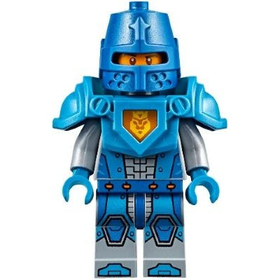 nex039b Royal Soldier/King's Guard - Blue Helmet with Eye Slit, Dark Azure Armor and Hands