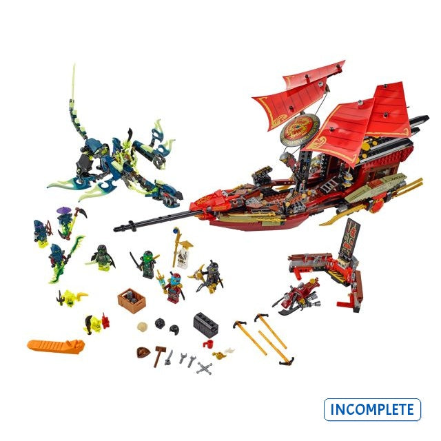 70738 Final Flight of Destiny's Bounty (Incomplete Pre-Owned, Read Details)