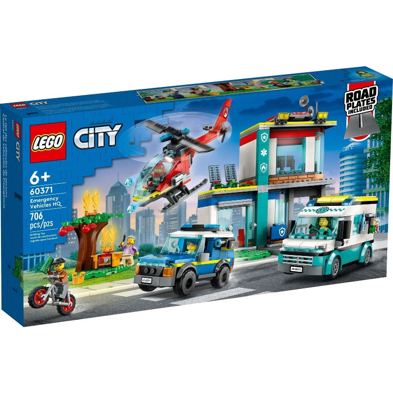 60371 Emergency Vehicles HQ (Retired New-In-Box)