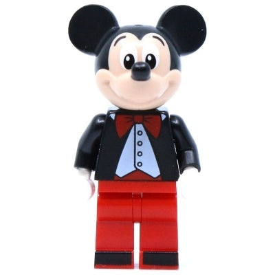 dis057 Mickey Mouse - Tuxedo Jacket, Red Bow TIE