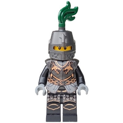 cas452 Kingdoms - Dragon Knight Armor with Chain, Helmet Closed, Scowl