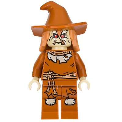 sh0275 Scarecrow, Dark Orange Floppy Hat