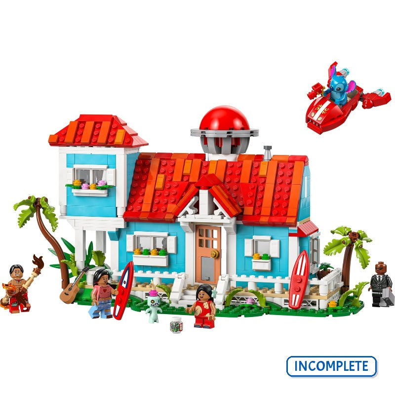 43268 Lilo and Stitch Beach House (Incomplete Pre-Owned, Read Details)