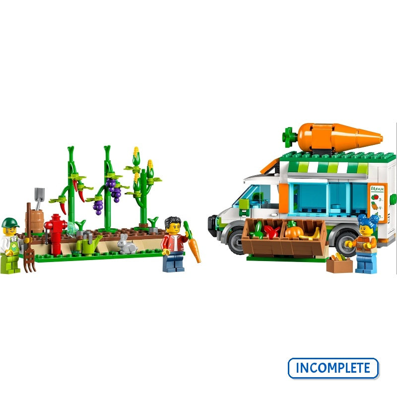 60345 Farmers Market Van (Incomplete Pre-Owned, Read Details)