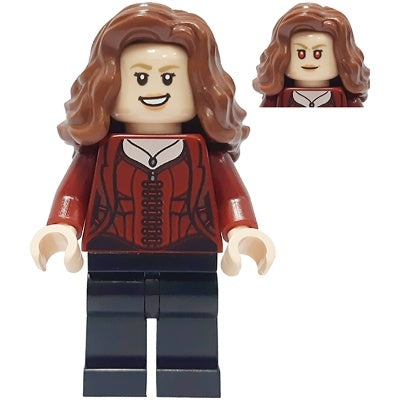 sh0732 The Scarlet Witch (Wanda Maximoff) - Plain Legs, Reddish Brown Hair