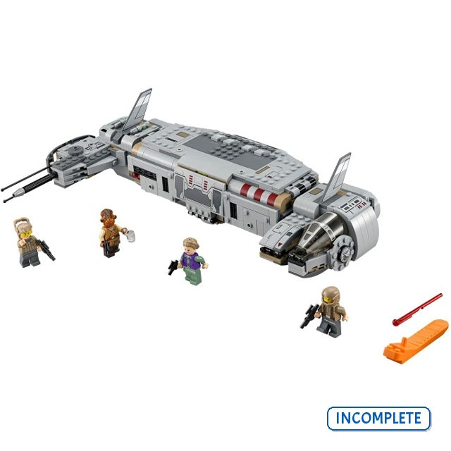 75140 Resistance Troop Transport (No Figs) (Incomplete Pre-Owned, Read Details)