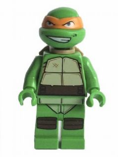 tnt038 Michelangelo, Gritted Teeth, Smudges