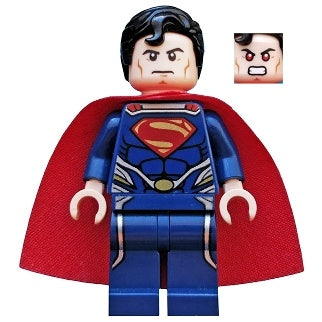 sh0077 Superman - Dark Blue Suit, Starched Fabric Cape
