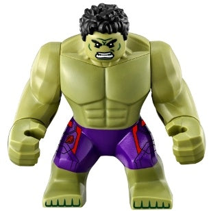 sh0173 Hulk - Giant, Dark Purple Pants with Avengers Logo