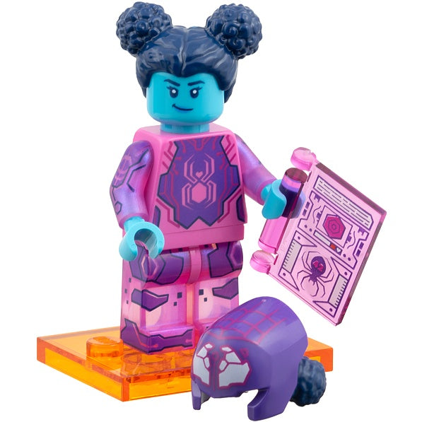 colspi-9 Margo Kess/Spider-Byte, Spider-Man Across the Spider-Verse (Complete Set with Stand and Accessories)