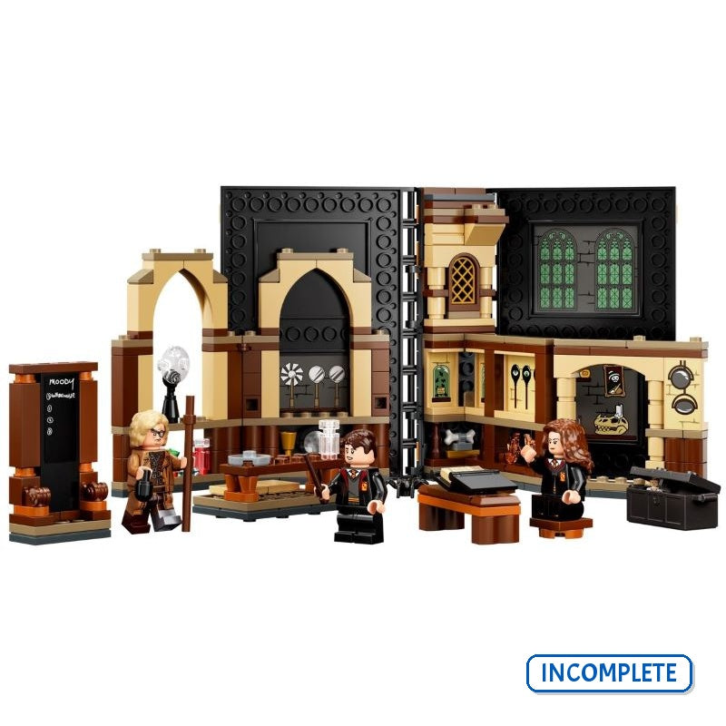 76397 Hogwarts Moment: Defence Against the Dark Arts Class (Incomplete Pre-Owned, Read Details)
