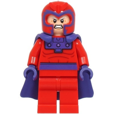 sh0997 Magneto - Red Outfit, Flexible Rubber Cape