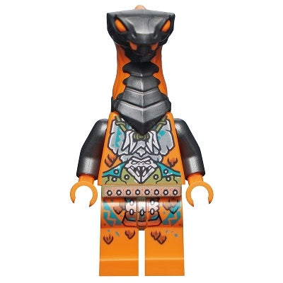 njo0735 Boa Destructor - Breastplate Torso, Pearl Dark Gray Head