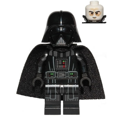 sw1106 Darth Vader - Printed Arms, Spongy Cape, White Head with Smile