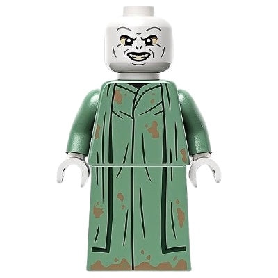 hp422 Lord Voldemort - Sand Green Robe, Printed Skirt