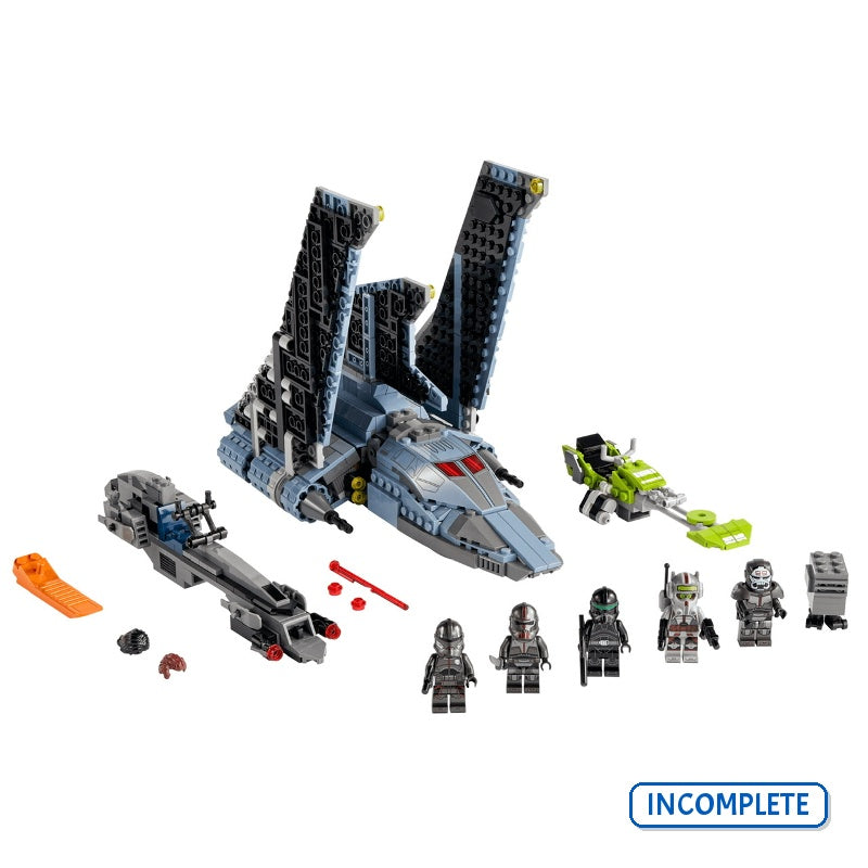 75314 The Bad Batch Attack Shuttle (Incomplete Pre-Owned, Read Details)