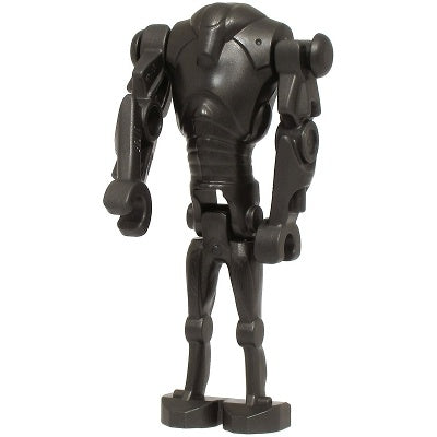 sw1321 Super Battle Droid - Pearl Dark Gray, Narrow Head, Chest Light Indent