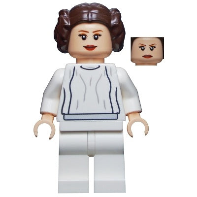 sw0337 Princess Leia (White Dress, Big Eyelashes)