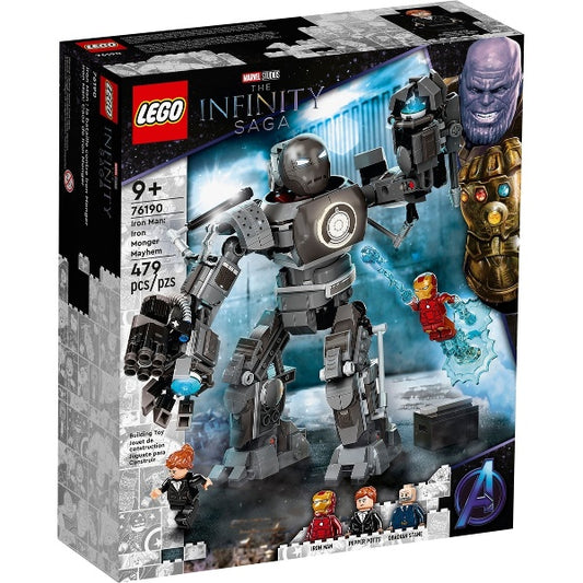 76190 Iron Man: Iron Monger Mayhem (Retired New-In-Box)