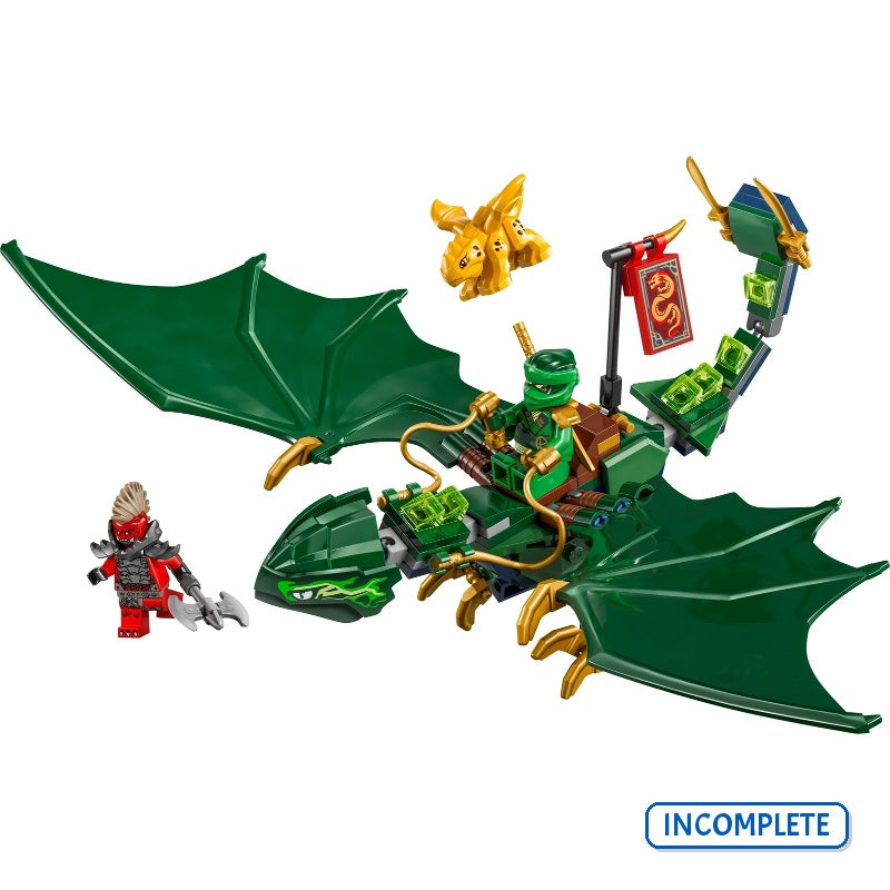 71829 Lloyd's Green Forest Dragon (Incomplete Pre-Owned, Read Details)