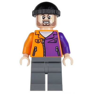 sh0021 Two-Face's Henchman, Orange and Purple - Beard