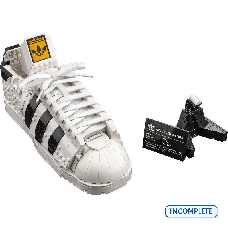 10282 Adidas Originals Superstar (Incomplete Pre-Owned, Read Details)