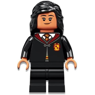 hp334 Parvati Patil - Black Gryffindor Robe and Medium Legs