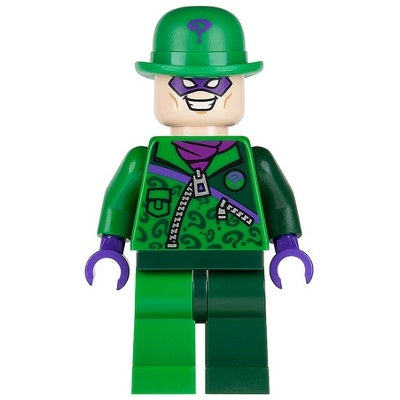 sh0088 The Riddler - Green and Dark Green Zipper Outfit