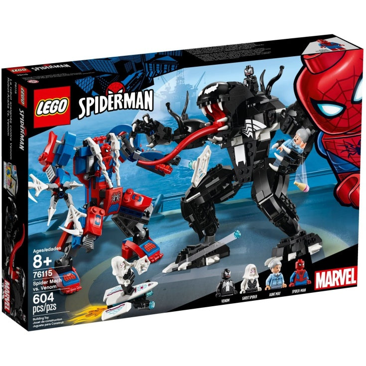 76115 Spider Mech Vs. Venom (Retired New-In-Box)