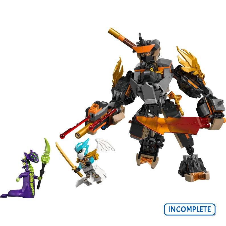 71854 Cole's Mission Mech (Incomplete Pre-Owned, Read Details)