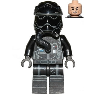 sw0672 First Order TIE Fighter Pilot, Two White Lines on Helmet