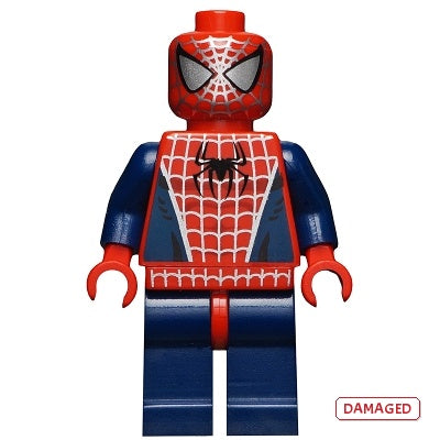 spd028 Spider-Man 3 - Dark Blue Arms and Legs, Silver Webbing (Damaged, Read Details)