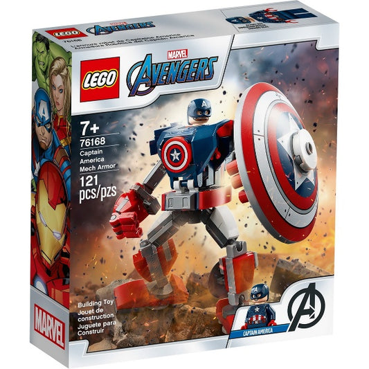 76168 Captain America Mech Armor (Retired New-In-Box)