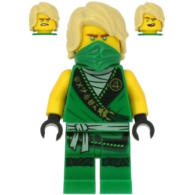 njo0574a Lloyd - Legacy, Rebooted, Ninjago Logogram 'master' on Torso