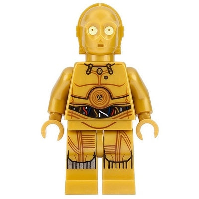 sw0700 C-3PO - Colorful Wires, Printed Legs