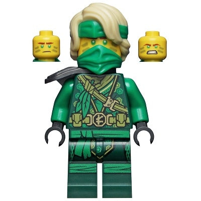 njo0682 Lloyd - the Island, Mask and Hair with Bandana, Armor Shoulder Pad