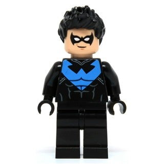 sh0294 Nightwing - White Eye Holes and Blue Chest Symbol