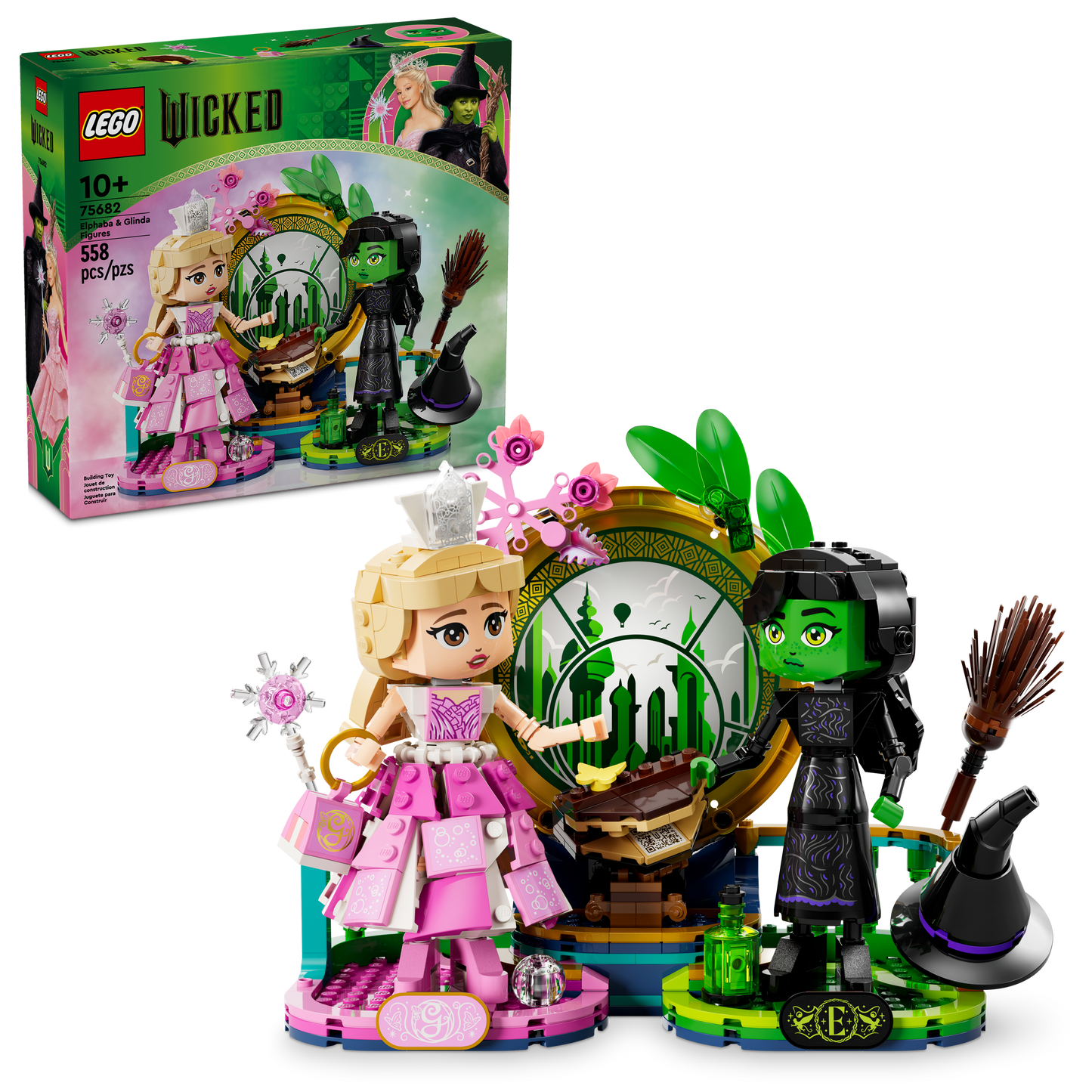 75682 Wicked Elphaba & Glinda Figures
