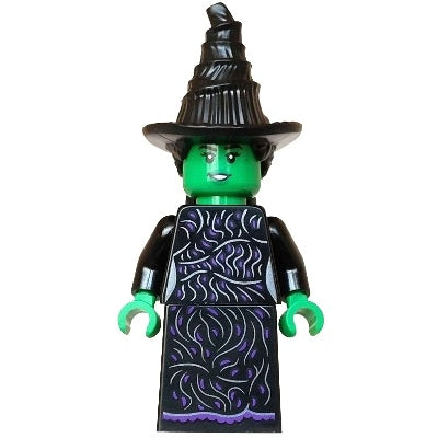 wck019 Elphaba - Minifigure, Black Dress, Hat