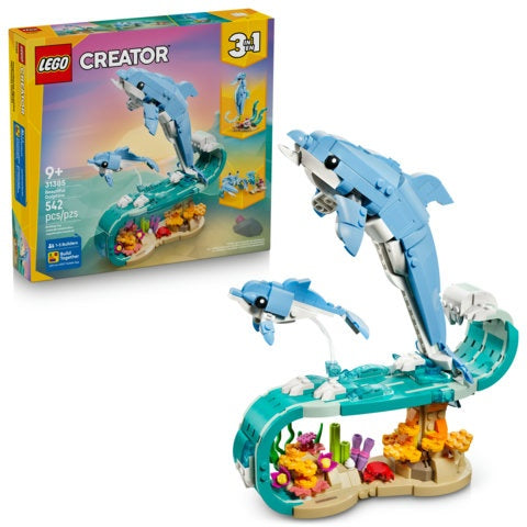 31385 Sea Animals: Beautiful Dolphins