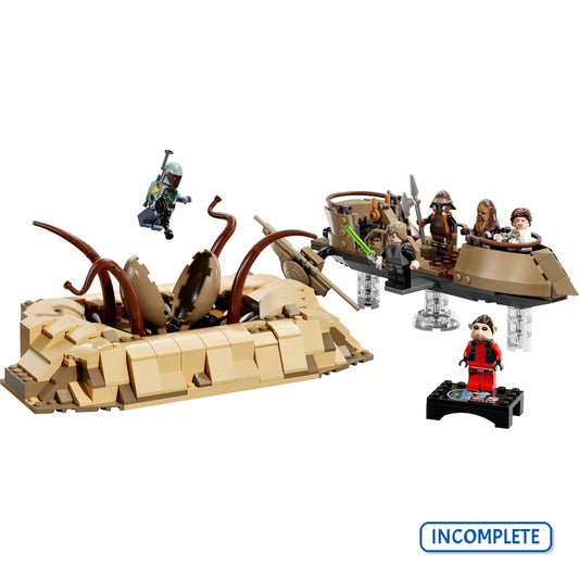 75396 Desert Skiff & Sarlacc Pit (Incomplete Pre-Owned, Read Details)