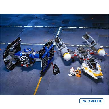 7150 TIE Fighter & Y-WING (Incomplete Pre-Owned, Read Details)