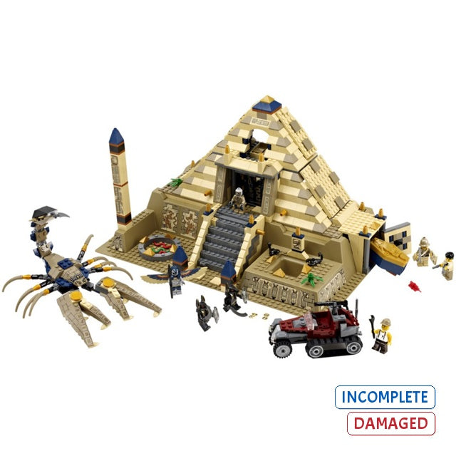 7327 Scorpion Pyramid (Incomplete and Damaged Pre-Owned, Read Details)