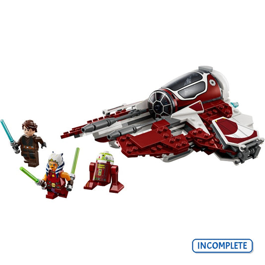 75401 Ahsoka's Jedi Interceptor (Incomplete Pre-Owned, Read Details)