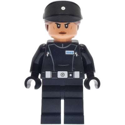sw1465 Imperial Navy Officer - Black Cap with Reddish Brown Hair