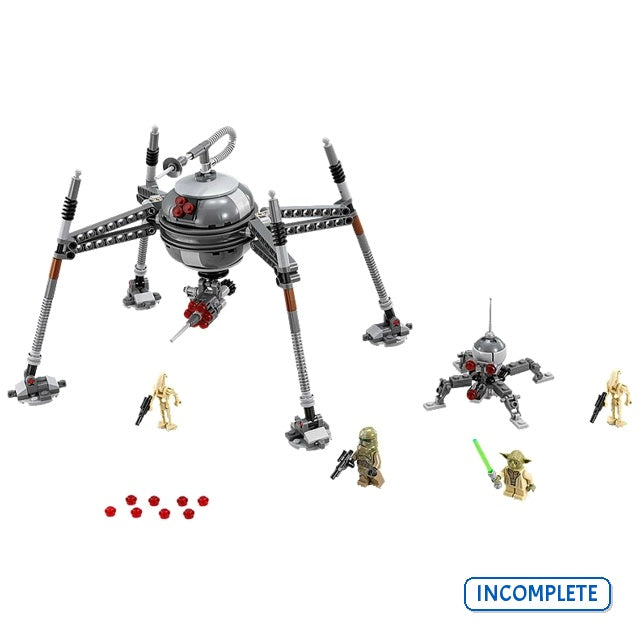 75142 Homing Spider Droid (Incomplete Pre-Owned, Read Details)