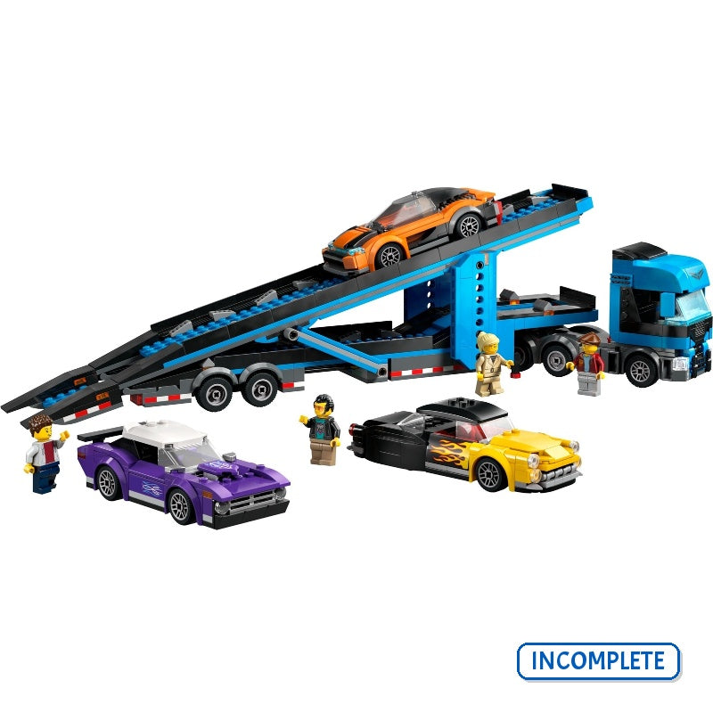 60408 Car Transporter (No Figs) (Incomplete Pre-Owned, Read Details)
